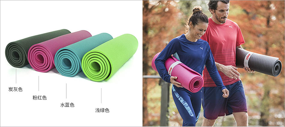 愛力180訓(xùn)練墊4種顏色：炭灰/粉紅/水藍(lán)/淺綠